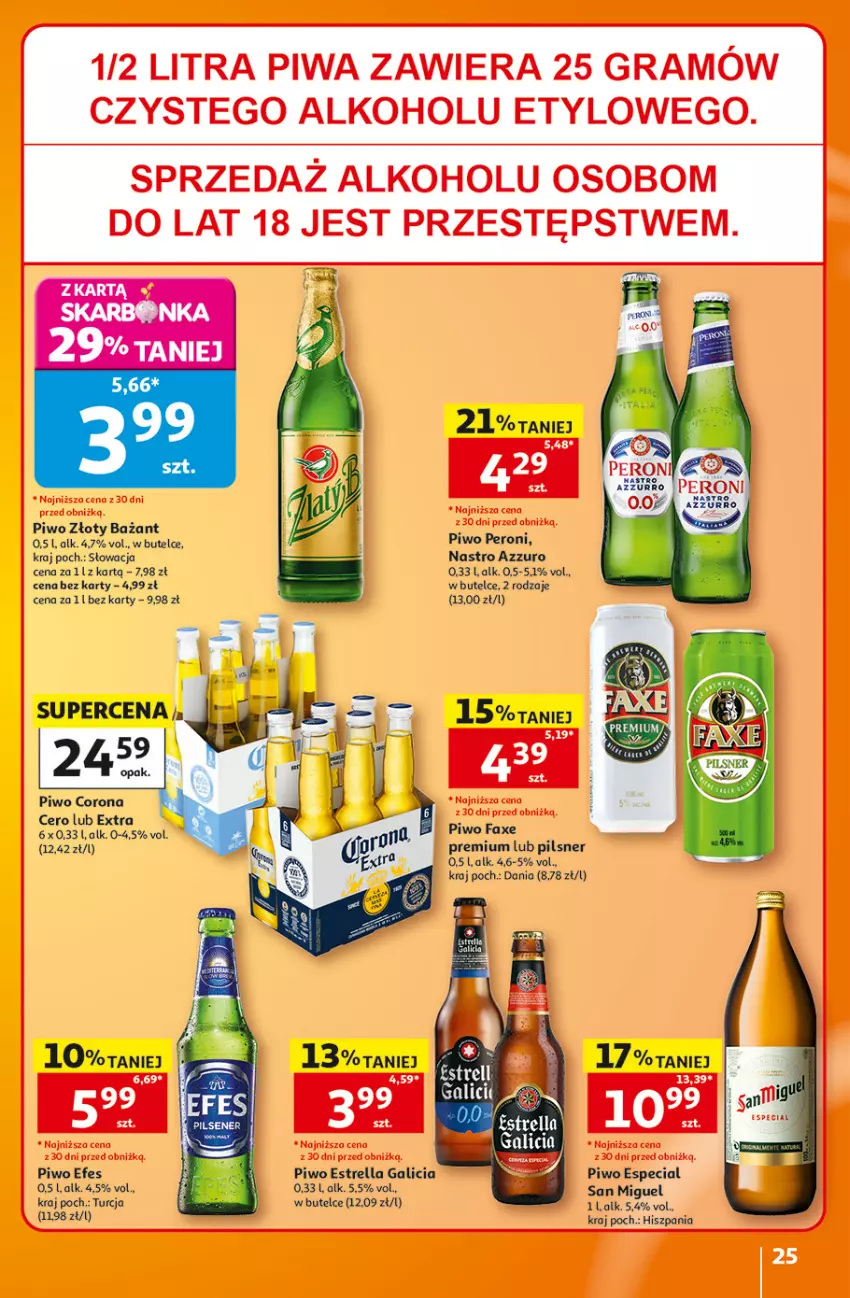 Gazetka promocyjna Auchan - Gazetka 30 Lat Hipermarket Auchan - ważna 06.08 do 12.08.2026 - strona 25 - produkty: Fa, Gra, Piwa, Piwo