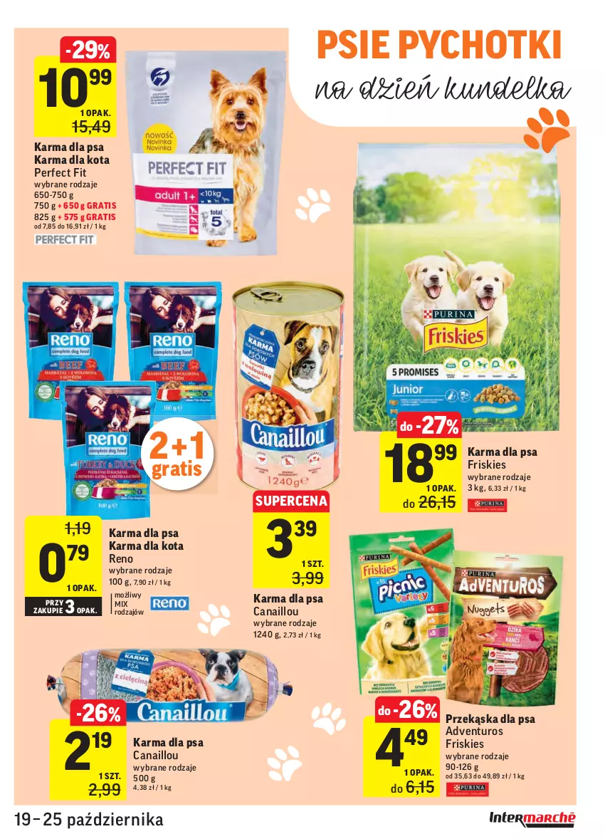 Gazetka promocyjna Intermarche - ważna 19.10 do 25.10.2021 - strona 25 - produkty: Adventuros, Canaillou, Friskies, Gra