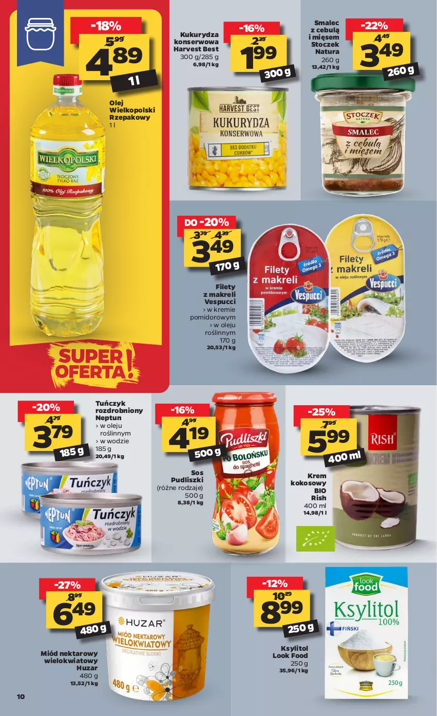 Gazetka promocyjna Netto - Oferta - ważna 25.01 do 31.01.2021 - strona 10 - produkty: Kokos, Ksylitol, Kukurydza, Kukurydza konserwowa, Miód, Nektar, Olej, Pudliszki, Ser, Smalec, Sos, Tuńczyk