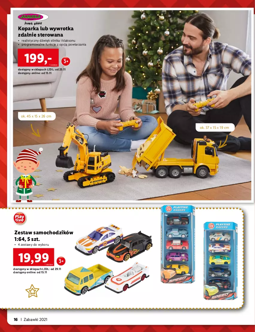 Gazetka promocyjna Lidl - KATALOG ZABAWKI 2021 - ważna 15.11 do 26.12.2021 - strona 16 - produkty: Chodzik, Gra, Parka, Wywrotka