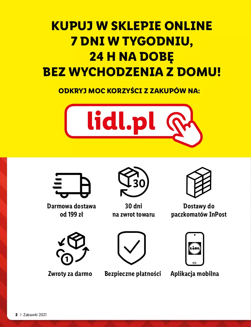 Gazetka promocyjna Lidl - KATALOG ZABAWKI 2021 - ważna 15.11 do 26.12.2021 - strona 2 - produkty: Mobil, Piec