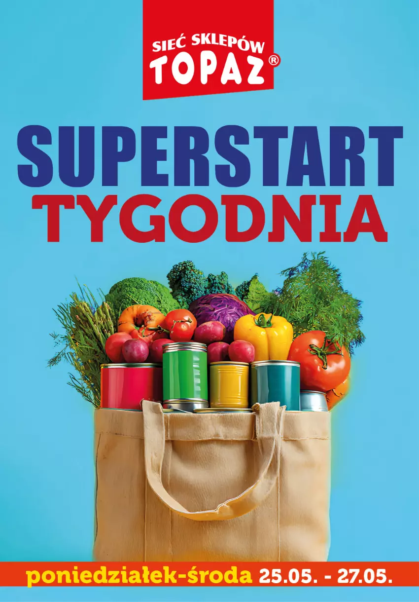 Gazetka promocyjna Topaz - Gazetka - ważna 25.05 do 27.05.2026 - strona 1