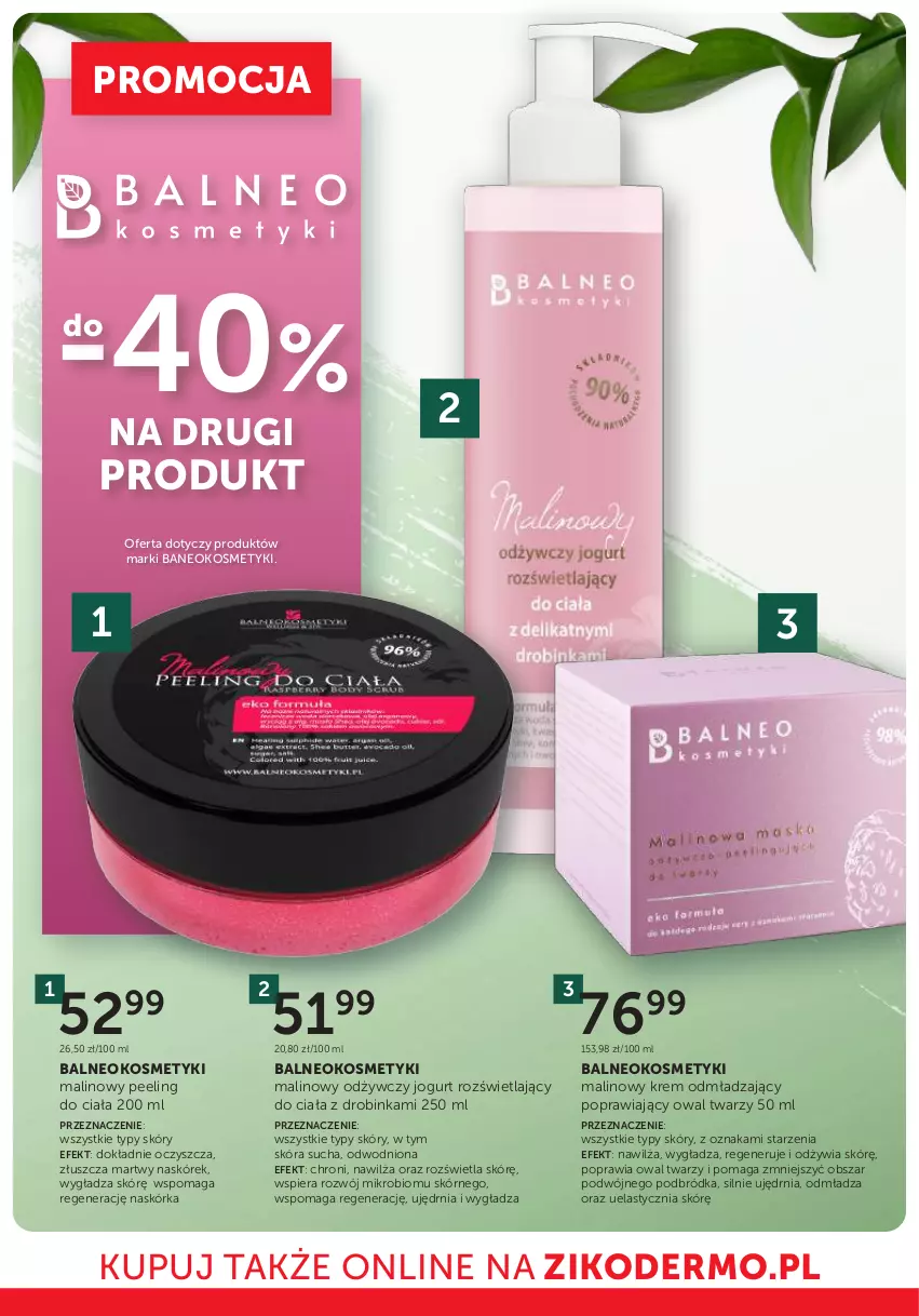 Gazetka promocyjna Ziko - Gazetka Ziko Dermo - ważna 26.06 do 09.07.2025 - strona 4 - produkty: Inka, Jogurt, Peeling