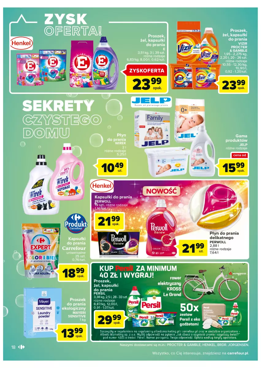 Gazetka promocyjna Carrefour - Gazetka Carrefour Bielany Wrocławskie - ważna 16.08 do 28.08.2022 - strona 18 - produkty: Gra, HP, Kapsułki do prania, Persil, Perwoll, Płyn do prania