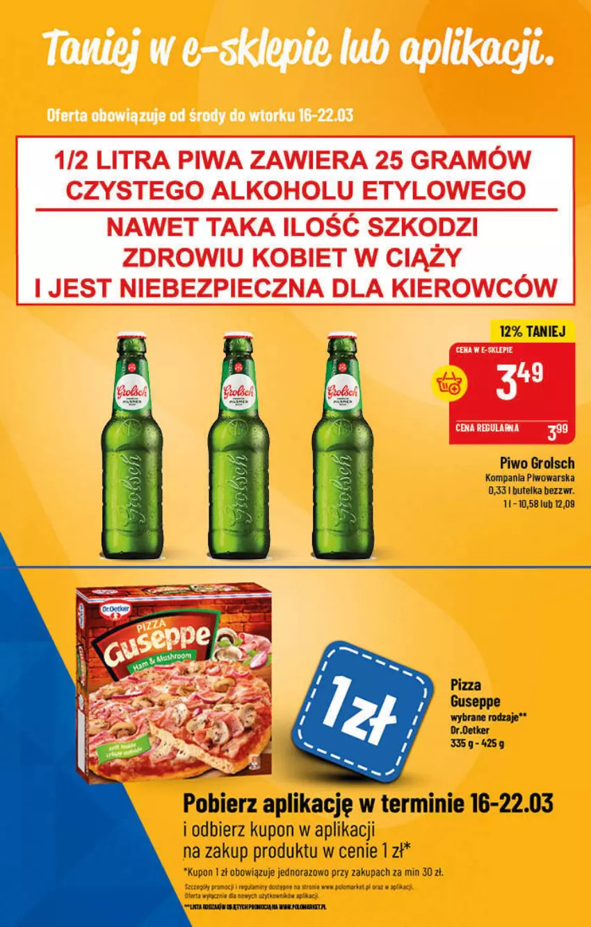 Gazetka promocyjna PoloMarket - Gazetka pomocyjna - ważna 16.03 do 22.03.2022 - strona 47 - produkty: Gra, Piec, Piwa, Piwo, Pizza