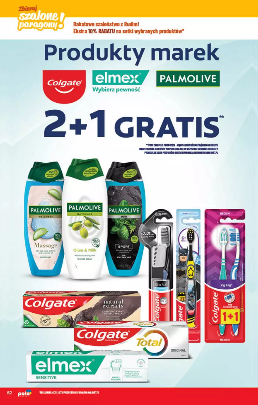 Gazetka promocyjna PoloMarket - Gazetka pomocyjna - ważna 16.03 do 22.03.2022 - strona 52 - produkty: Elmex, Gra, Palmolive, Por