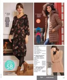 Gazetka promocyjna Bonprix - TWÓJ LOOK Z NUTĄ GLAMOUR - Gazetka - ważna od 10.05 do 10.05.2022 - strona 39 - produkty: Sweter, Kozaki sznurowane, Kurtka, Kozaki, LANA, Wełna, Sukienka, Lazur