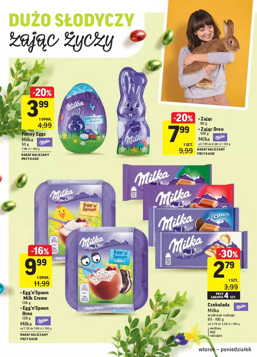 Gazetka promocyjna Intermarche - Wielkanoc - ważna 23.03 do 29.03.2021 - strona 34 - produkty: Czekolada, Milka, Oreo