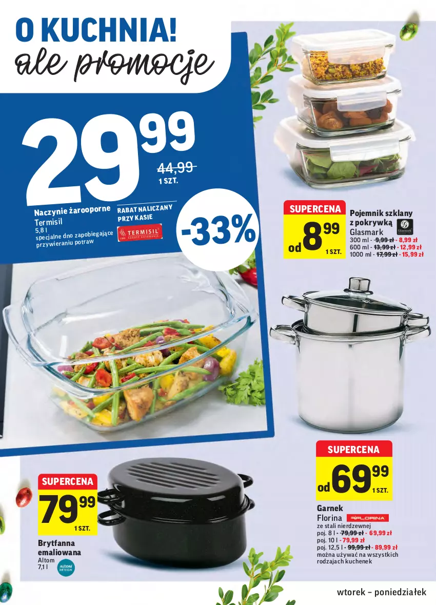 Gazetka promocyjna Intermarche - Wielkanoc - ważna 23.03 do 29.03.2021 - strona 44 - produkty: Fa, Garnek, Kuchnia, Pojemnik, Pojemnik szklany, Por