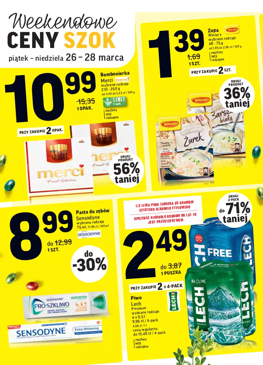 Gazetka promocyjna Intermarche - Wielkanoc - ważna 23.03 do 29.03.2021 - strona 47 - produkty: Merci, Piwo, Sensodyne, Zupa