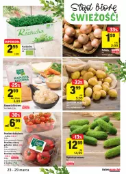 Gazetka promocyjna Intermarche - Wielkanoc - Gazetka - ważna od 29.03 do 29.03.2021 - strona 15 - produkty: Cebula, Rzeżucha, Ogórek, Grunt, Pomidor malinowy