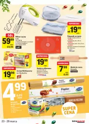 Gazetka promocyjna Intermarche - Wielkanoc - Gazetka - ważna od 29.03 do 29.03.2021 - strona 33 - produkty: Piec, Jan Niezbędny, Ser, Stolnica, Wałek do ciasta, Pojemnik, Mikser, Wałek, Mikser ręczny, Pojemnik na ciasto