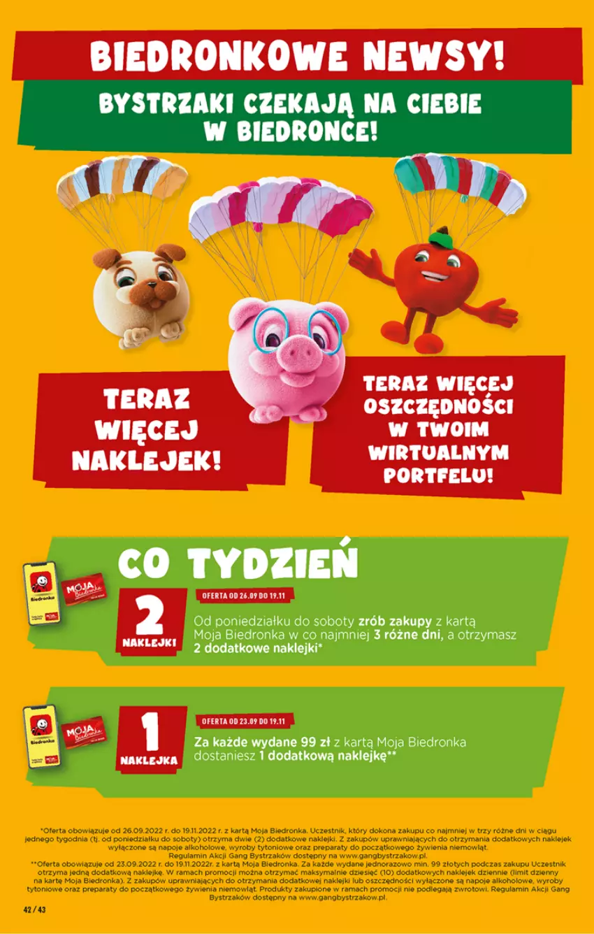 Gazetka promocyjna Biedronka - W tym tygodniu - ważna 06.10 do 12.10.2022 - strona 42 - produkty: Dron, Klej, Napoje, Rama