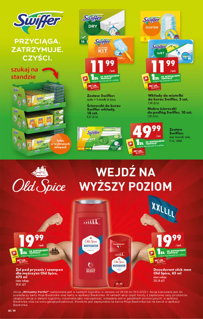 Gazetka promocyjna Biedronka - W tym tygodniu - ważna 06.10 do 12.10.2022 - strona 48 - produkty: Cif, Dezodorant, Dron, Lanki, Old Spice, Por, Rama, Solan, Szampon