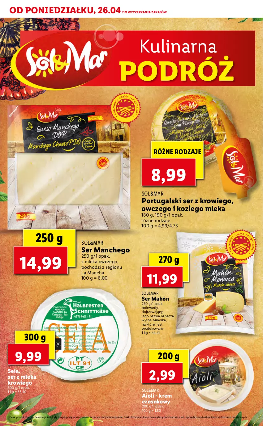 Gazetka promocyjna Lidl - TYDZIEŃ SMAKÓW IBERYJSKICH - ważna 26.04 do 30.04.2021 - strona 6 - produkty: Orka, Por, Ser