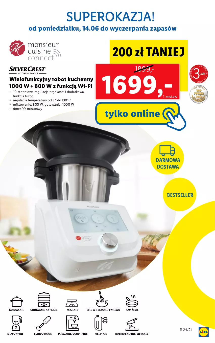 Gazetka promocyjna Lidl - GAZETKA - ważna 17.06 do 19.06.2021 - strona 49 - produkty: Robot, Top