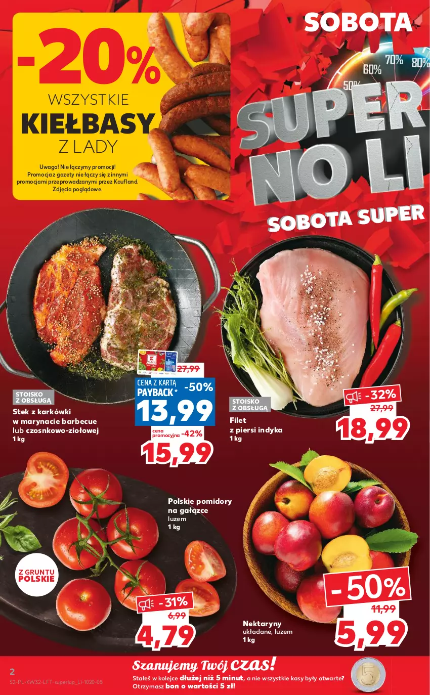 Gazetka promocyjna Kaufland - OFERTA TYGODNIA - ważna 11.08 do 17.08.2022 - strona 2 - produkty: Filet z piersi indyka, Grunt, Nektar, Olej, Pomidory, Stek, Waga