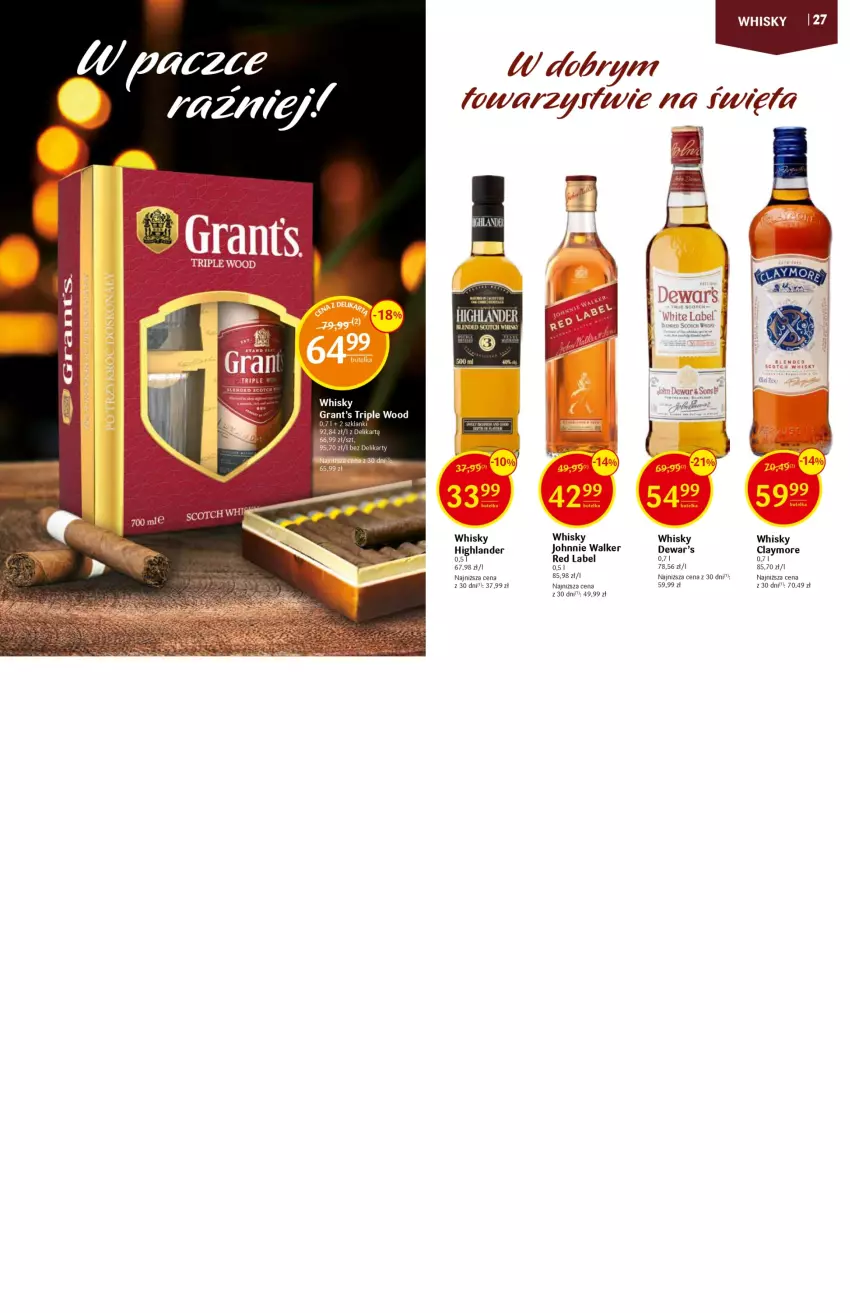 Gazetka promocyjna Delikatesy Centrum - Deli Barek DC13/14 - ważna 30.03 do 19.04.2023 - strona 14 - produkty: Gra, Grant's, Johnnie Walker, Lanki, Whisky