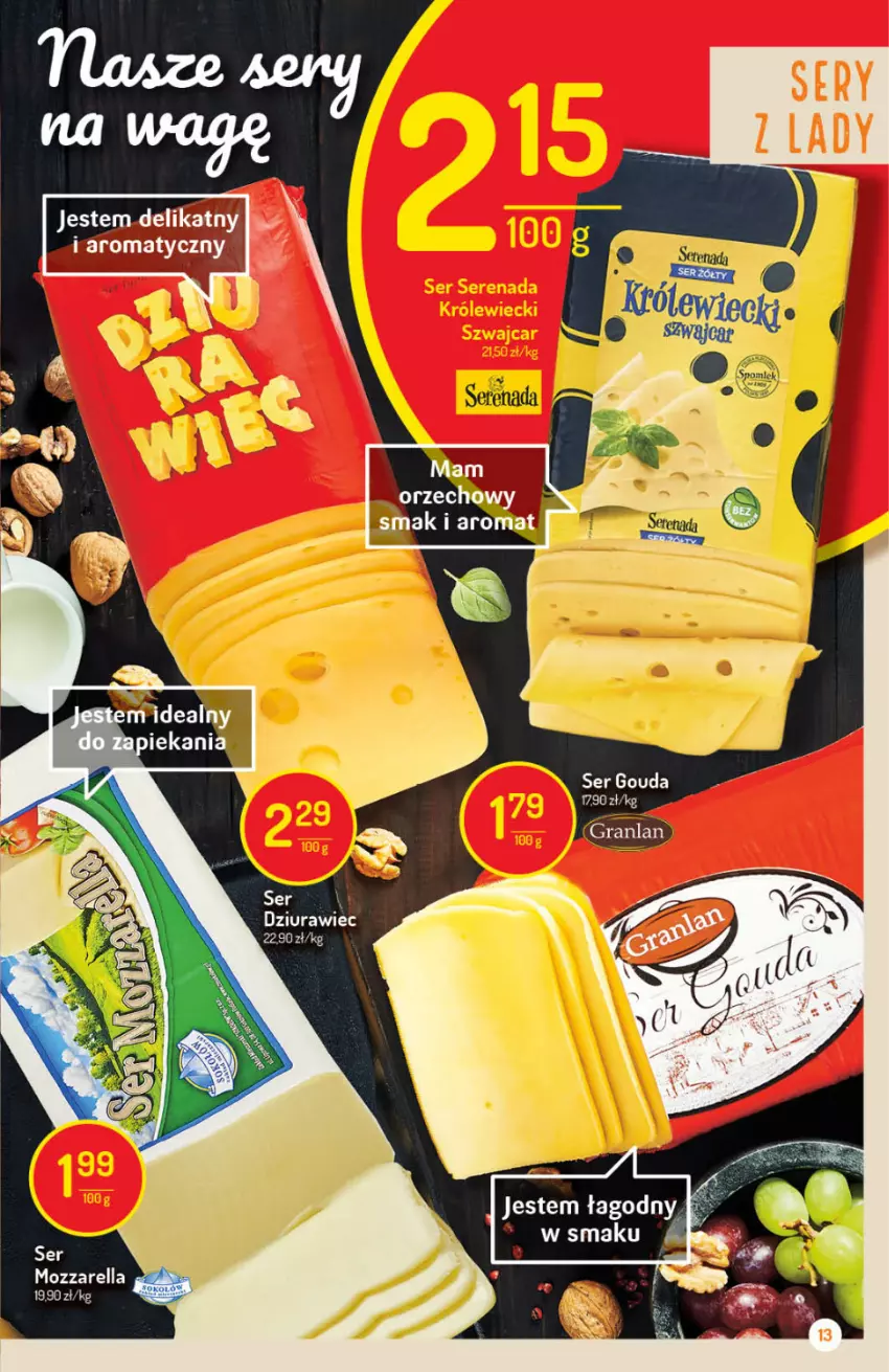 Gazetka promocyjna Delikatesy Centrum - Gazetka Delikatesy Centrum - ważna 29.04 do 05.05.2021 - strona 13 - produkty: Gouda, Gra, Mozzarella, Ser