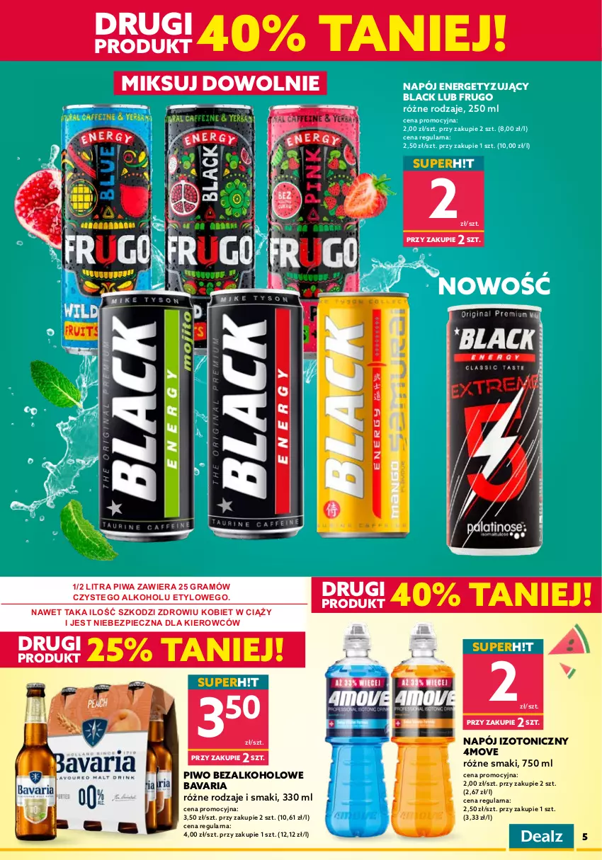 Gazetka promocyjna Dealz - NOWA GAZETKAWielkie Marki Mini Ceny - ważna 02.06 do 14.06.2022 - strona 5 - produkty: Baton, Gra, Lack, Napój, Napój izotoniczny, Piec, Piwa, Piwo, Snickers