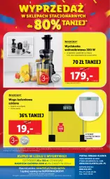 Gazetka promocyjna Lidl - GAZETKA - Gazetka - ważna od 19.02 do 19.02.2022 - strona 42 - produkty: Sok, Gry, Gra, Wyciskarka wolnoobrotowa, Waga łazienkowa, Pojemnik, LANA, Mola, Wyciskarka, Bateria, Waga, Szczoteczka