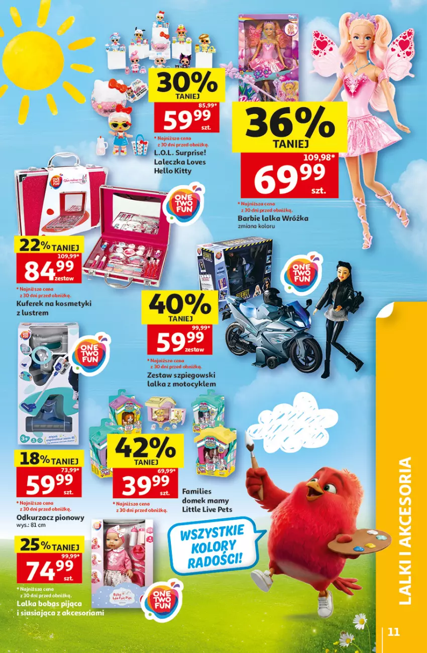 Gazetka promocyjna Auchan - Gazetka 30 Lat Hipermarket Auchan - ważna 28.05 do 03.06.2026 - strona 11 - produkty: Barbie, Fa, L.O.L., Lalka, Odkurzacz