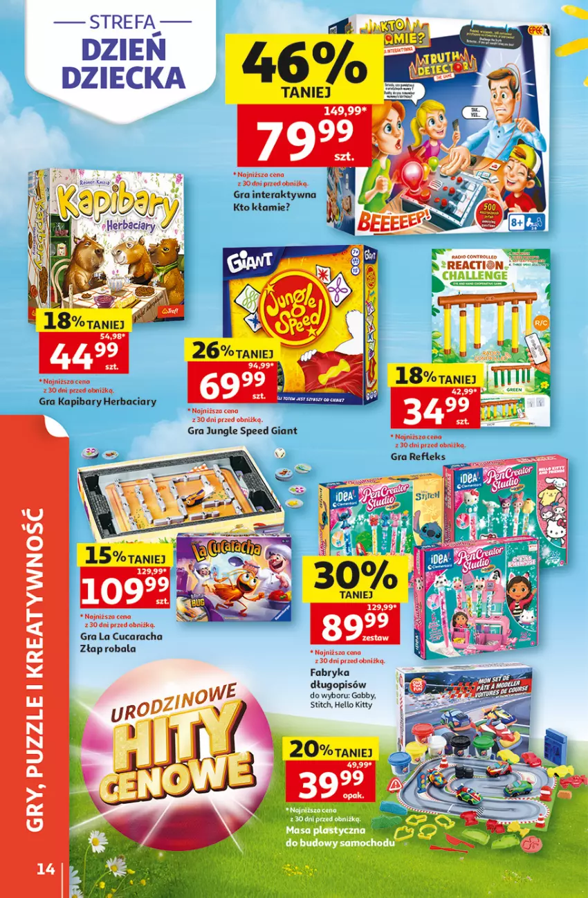 Gazetka promocyjna Auchan - Gazetka 30 Lat Hipermarket Auchan - ważna 28.05 do 03.06.2026 - strona 14 - produkty: Control, Długopis, Fa, Gra, Gry, Puzzle, Tera