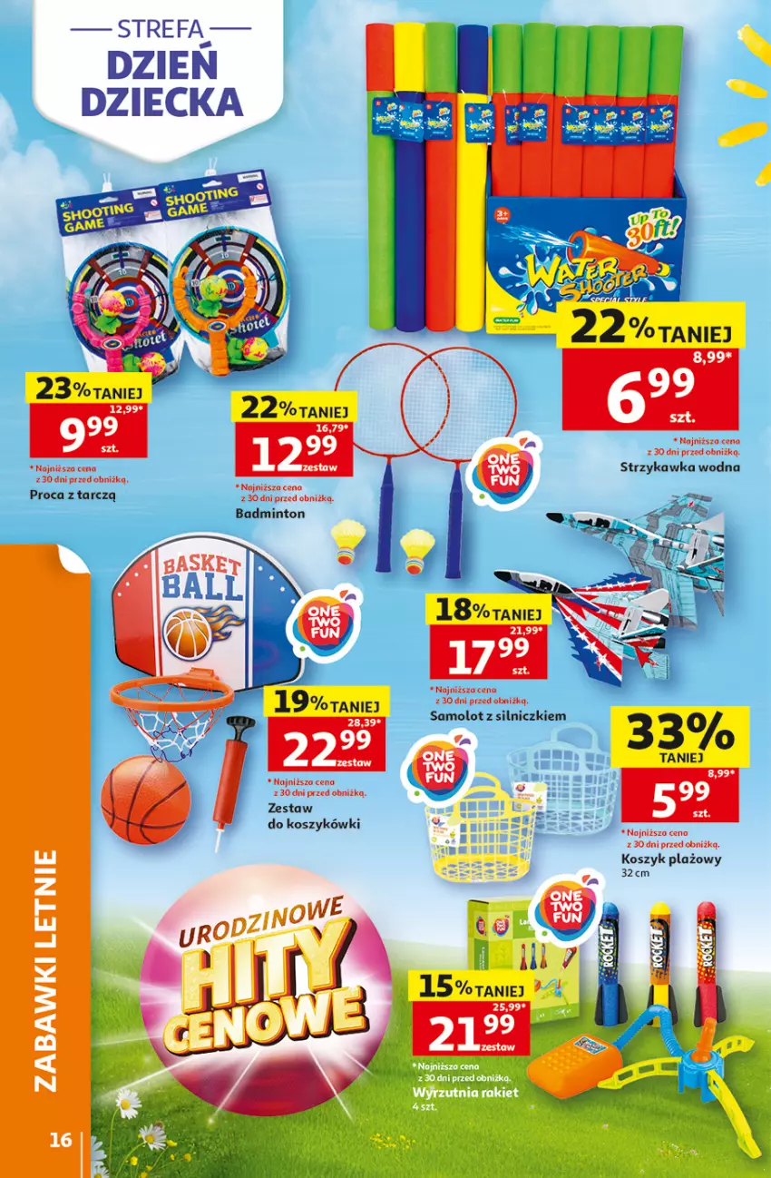 Gazetka promocyjna Auchan - Gazetka 30 Lat Hipermarket Auchan - ważna 28.05 do 03.06.2026 - strona 16 - produkty: Amol, Fa, Kosz, Samolot