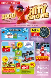 Gazetka promocyjna Auchan - Gazetka 30 Lat Hipermarket Auchan - Gazetka - ważna od 03.06 do 03.06.2026 - strona 1 - produkty: LEGO, Fa