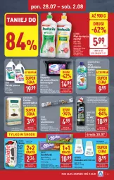 Gazetka promocyjna Aldi - Pełna oferta - Gazetka - ważna od 02.08 do 02.08.2025 - strona 23 - produkty: Ludwik, Domestos, Gra, Do mycia naczyń, Dezodorant, Płyn do mycia naczyń, Płyn do płukania, Czekolada, Garnier, Płyn do mycia, Kapsułki do prania, Milka, Folia aluminiowa, Mleko