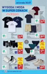 Gazetka promocyjna Aldi - Pełna oferta - Gazetka - ważna od 02.08 do 02.08.2025 - strona 26 - produkty: Top, Ser, Buty, Bermudy, Karp, T-shirt, Slipy, Moda, Bokserki, Fa