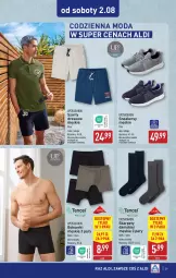 Gazetka promocyjna Aldi - Pełna oferta - Gazetka - ważna od 02.08 do 02.08.2025 - strona 39 - produkty: Top, Ser, Sneakersy, Szorty, Karp, Dres, Moda, Bokserki, Fa
