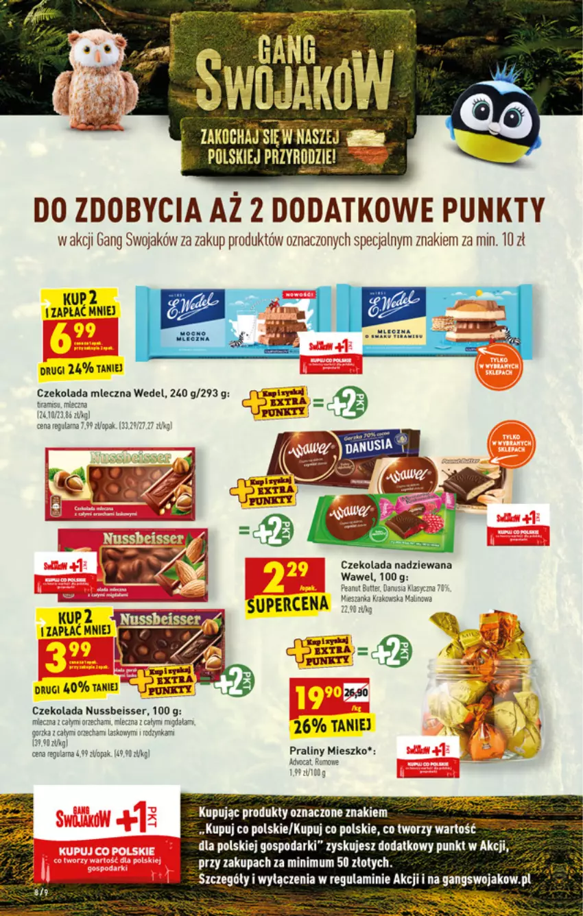 Gazetka promocyjna Biedronka - W tym tygodniu - ważna 13.09 do 18.09.2021 - strona 8 - produkty: Czekolada, Czekolada mleczna, Czekolada nadziewana, Praliny, Prima, Ser, Wawel