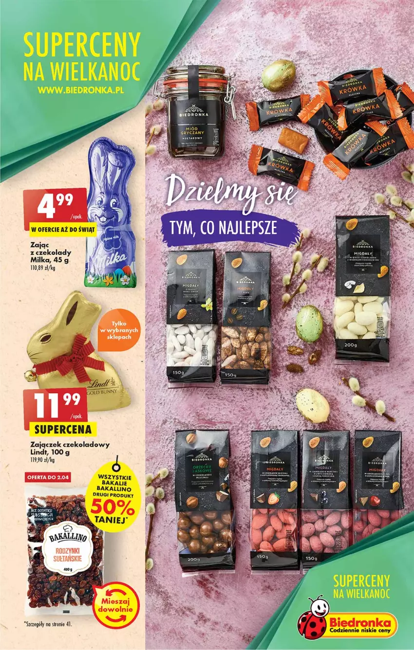 Gazetka promocyjna Biedronka - W tym tygodniu - ważna 31.03 do 06.04.2022 - strona 25 - produkty: Lindt, Miód, Por, Rodzynki