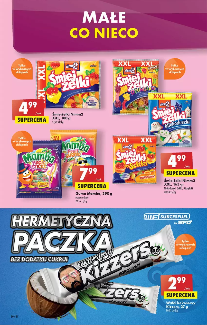 Gazetka promocyjna Biedronka - W tym tygodniu - ważna 31.03 do 06.04.2022 - strona 50 - produkty: Kokos, Mamba, Mleko, Nimm2