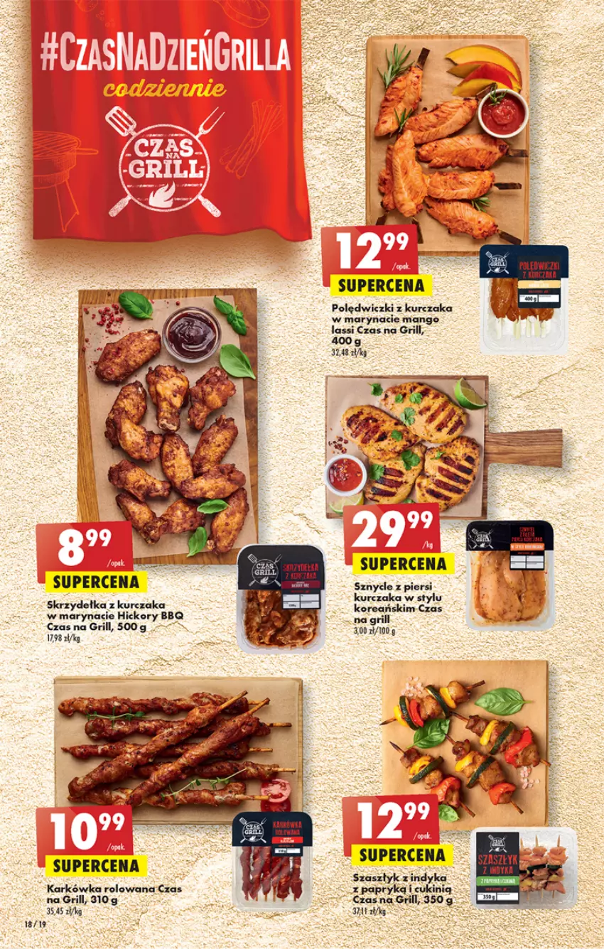 Gazetka promocyjna Biedronka - ważna 07.07 do 13.07.2022 - strona 18 - produkty: Grill, Kurczak, Mango, Polędwiczki z kurczaka, Skrzydełka z kurczaka