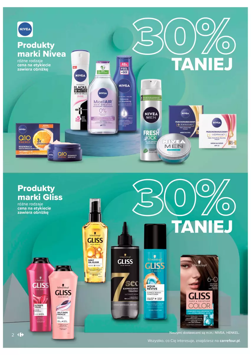 Gazetka promocyjna Carrefour - Gazetka Poczuj się kwitnąco na wiosnę - ważna 15.03 do 26.03.2022 - strona 2 - produkty: Nivea