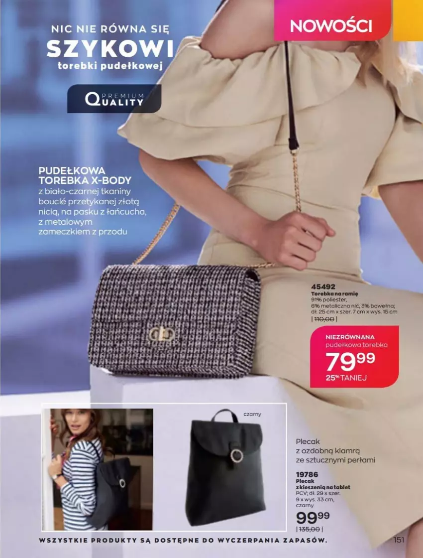 Gazetka promocyjna Avon - Katalog Avon online 5/2021 - ważna 01.05 do 31.05.2021 - strona 151 - produkty: Fa, Isla, Jaja, Perła, Plecak, Por, Pudełko, Torebka, Wełna