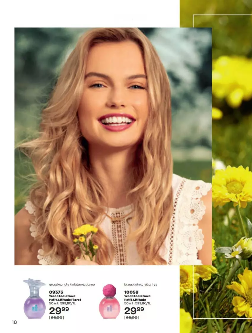 Gazetka promocyjna Avon - Katalog Avon online 5/2021 - ważna 01.05 do 31.05.2021 - strona 18 - produkty: Flora, Nuty, Róża, Woda, Woda toaletowa