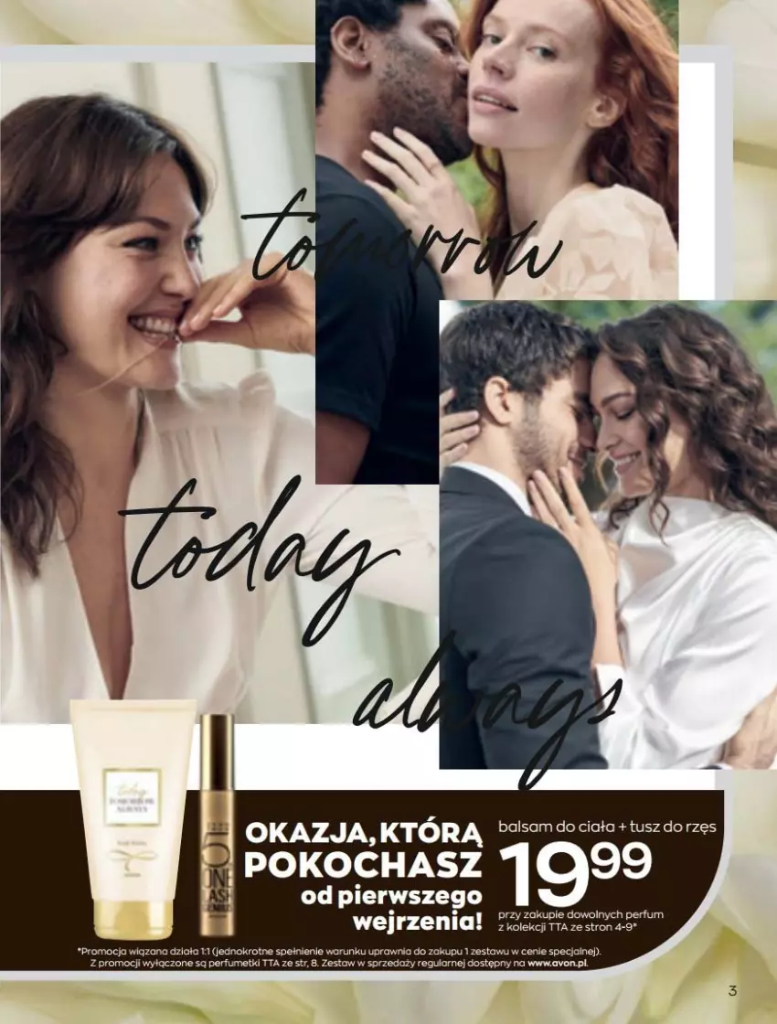 Gazetka promocyjna Avon - Katalog Avon online 5/2021 - ważna 01.05 do 31.05.2021 - strona 3 - produkty: Koc, Perfum, Tusz