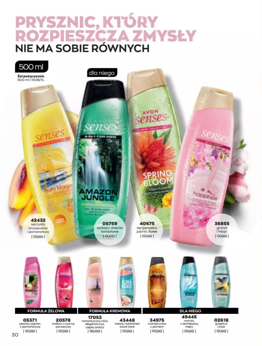 Gazetka promocyjna Avon - Katalog Avon online 5/2021 - ważna 01.05 do 31.05.2021 - strona 30 - produkty: Gra, Granat, Grejpfrut, Kokos, Mars, Por, Róża