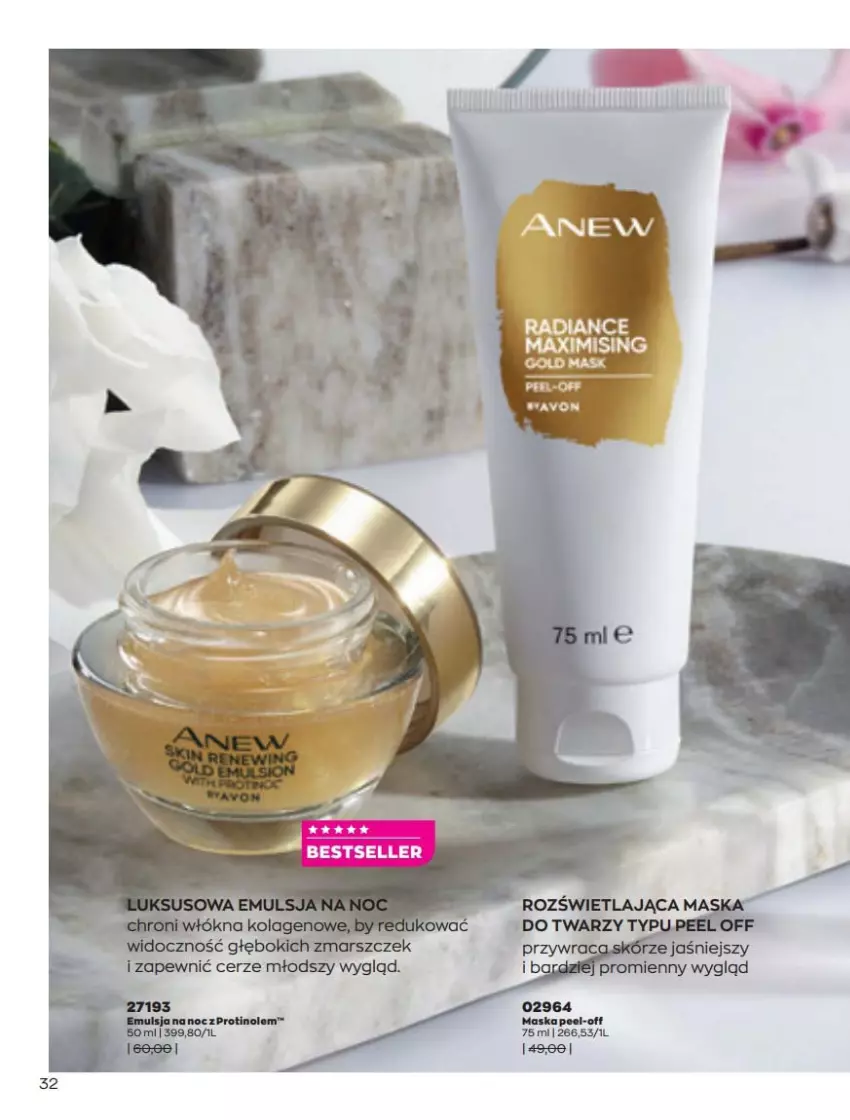 Gazetka promocyjna Avon - Katalog Avon online 5/2021 - ważna 01.05 do 31.05.2021 - strona 32 - produkty: Anew