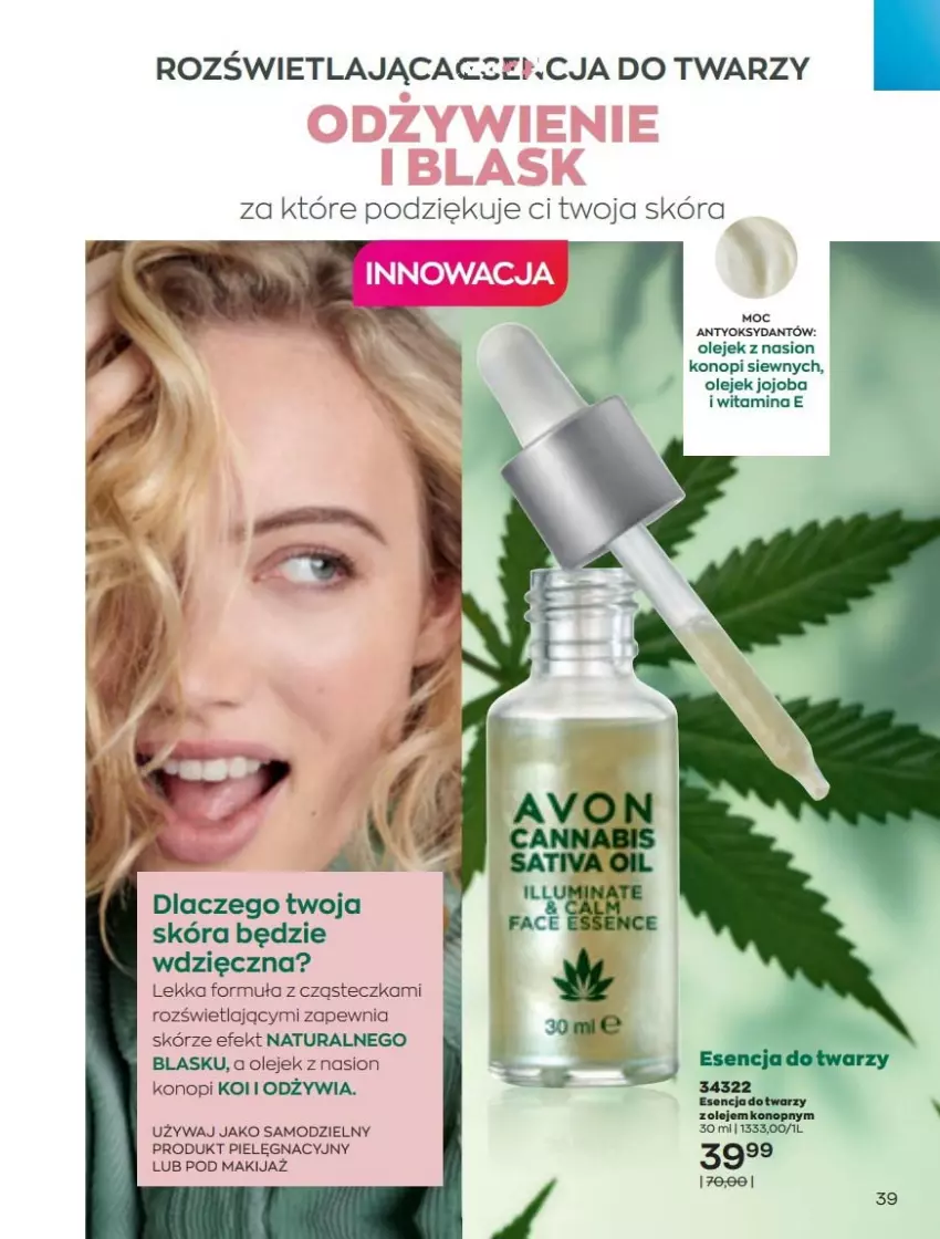 Gazetka promocyjna Avon - Katalog Avon online 5/2021 - ważna 01.05 do 31.05.2021 - strona 39 - produkty: Makijaż, Olej