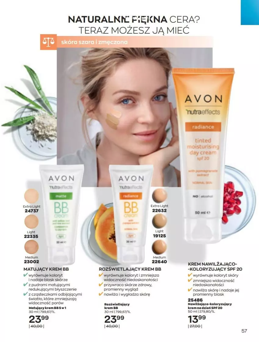 Gazetka promocyjna Avon - Katalog Avon online 5/2021 - ważna 01.05 do 31.05.2021 - strona 57 - produkty: Krem bb, Por, Tera