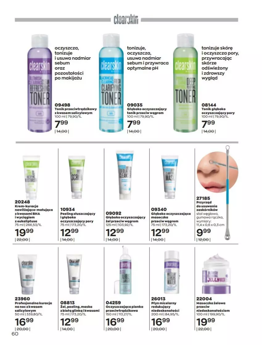 Gazetka promocyjna Avon - Katalog Avon online 5/2021 - ważna 01.05 do 31.05.2021 - strona 60 - produkty: Makijaż, Maska, Peeling, Płyn micelarny, Por, Tonik, Wasa