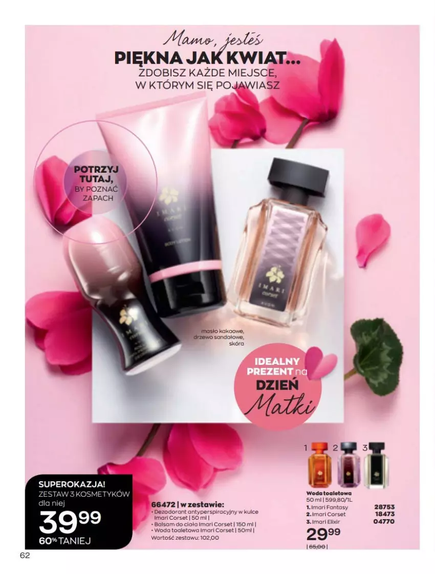 Gazetka promocyjna Avon - Katalog Avon online 5/2021 - ważna 01.05 do 31.05.2021 - strona 62 - produkty: Balsam do ciała, Cars, Dezodorant, Fa, Fanta, Kakao, Masło, Sandał, Woda, Woda toaletowa