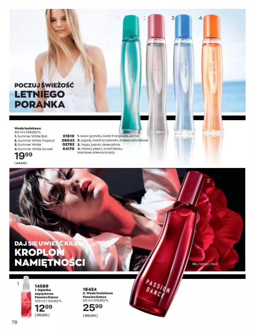 Gazetka promocyjna Avon - Katalog Avon online 5/2021 - ważna 01.05 do 31.05.2021 - strona 78 - produkty: Gra, Granat, Por, Sandał, Tropical, Woda, Woda toaletowa