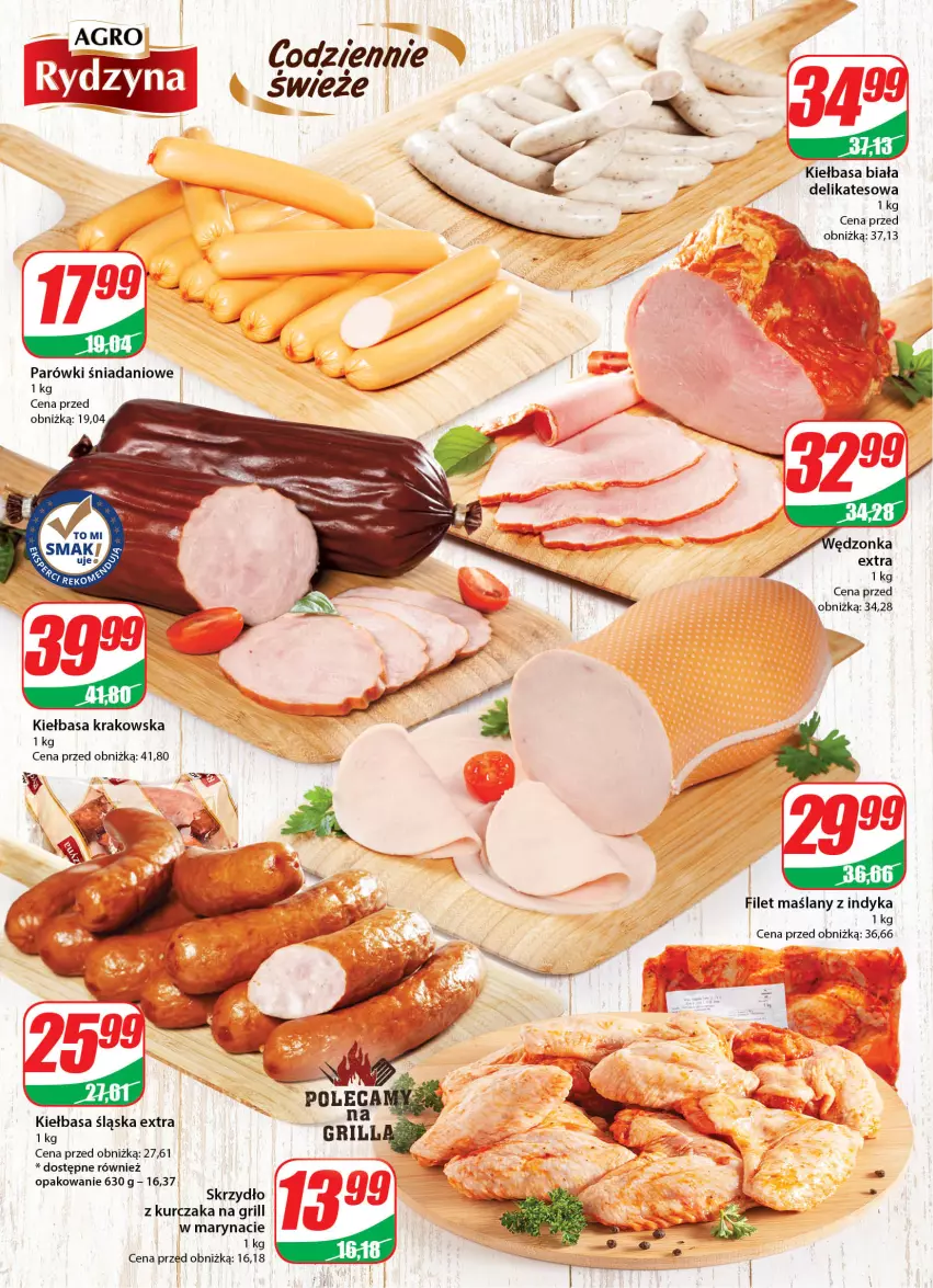 Gazetka promocyjna Dino - Gazetka 32 - ważna 09.08 do 14.08.2023 - strona 10 - produkty: Danio, Grill, Kiełbasa, Kiełbasa biała, Kiełbasa krakowska, Kiełbasa śląska, Kurczak, Parówki