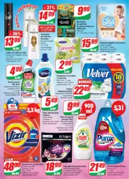 Gazetka promocyjna Dino - Gazetka 32 - Gazetka - ważna od 14.08 do 14.08.2023 - strona 23 - produkty: Pur, Pantene, Papier, Proszek do prania, Kret, Velvet, Lovi, Lack, Vizir, Szampon, Podpaski, Fairy, Płyn do mycia, Sidolux, Kapsułki do prania, Fa