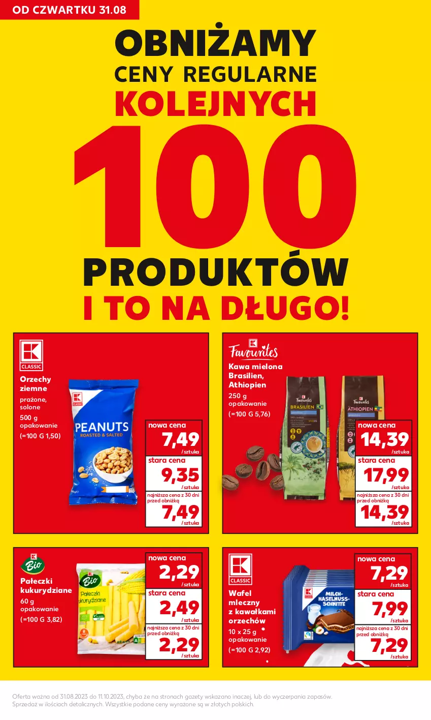 Gazetka promocyjna Kaufland - Kaufland - ważna 31.08 do 11.10.2023 - strona 10 - produkty: Kawa, Kawa mielona, Olej